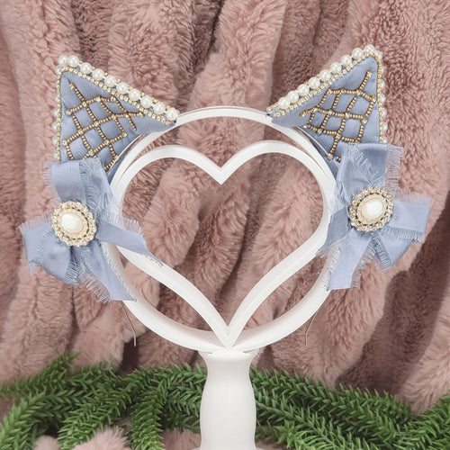 Light Country Blue Rococo Cat Ears