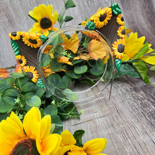 Golden Hour Sunflower Cat Ears