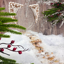 Load image into Gallery viewer, Gingerbread Cat Ears