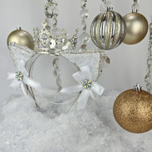 Load image into Gallery viewer, The Heiress collection:  Winter Snow Queen Rhinestone Cat Ear Set