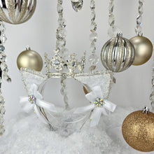 Load image into Gallery viewer, The Heiress collection:  Winter Snow Queen Rhinestone Cat Ear Set