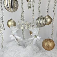 Load image into Gallery viewer, The Heiress collection:  Winter Snow Queen Rhinestone Cat Ear Set