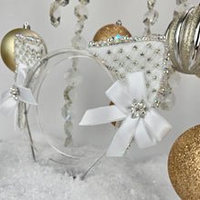 Load image into Gallery viewer, The Heiress collection:  Winter Snow Queen Rhinestone Cat Ear Set