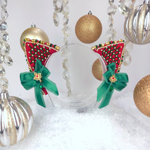 Load image into Gallery viewer, The Heiress collection:  Holiday Cheer Rhinestone Cat Ear Set