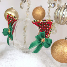 Load image into Gallery viewer, The Heiress collection:  Holiday Cheer Rhinestone Cat Ear Set