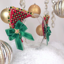 Load image into Gallery viewer, The Heiress collection:  Holiday Cheer Rhinestone Cat Ear Set
