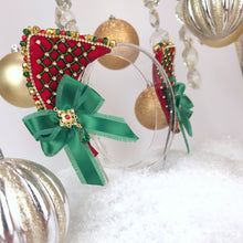Load image into Gallery viewer, The Heiress collection:  Holiday Cheer Rhinestone Cat Ear Set