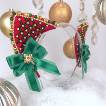 Load image into Gallery viewer, The Heiress collection:  Holiday Cheer Rhinestone Cat Ear Set
