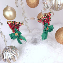 Load image into Gallery viewer, The Heiress collection:  Holiday Cheer Rhinestone Cat Ear Set