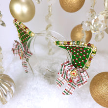 Load image into Gallery viewer, The Heiress collection:  Nostagia Christmas Rhinestone Cat Ear Set