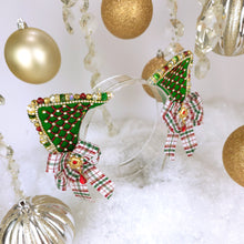 Load image into Gallery viewer, The Heiress collection:  Nostagia Christmas Rhinestone Cat Ear Set