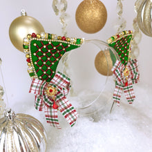 Load image into Gallery viewer, The Heiress collection:  Nostagia Christmas Rhinestone Cat Ear Set